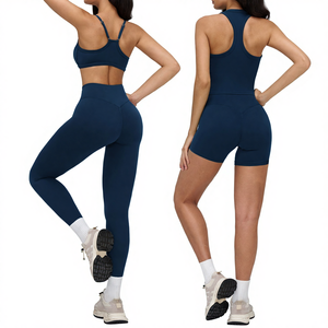 Ensemble <span class=keywords><strong>de</strong></span> yoga respirant, haut moulant, vêtements <span class=keywords><strong>de</strong></span> <span class=keywords><strong>sport</strong></span>, ensemble décontracté pour femmes, course à pied en plein air, ensemble <span class=keywords><strong>de</strong></span> fitness - Product Image 3