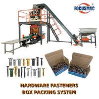 Système d'emballage de cartons pour vis, boulons et clous Focuspack, machine de remplissage automatique électrique PLC pour quincaillerie et fixations
