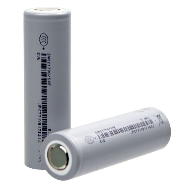 EVE 21700 Battery 50E 3.6V 5000mAh Lithium Ion Cylindrical 21700 Ternary Lithium Ion Battery 21700 Battery