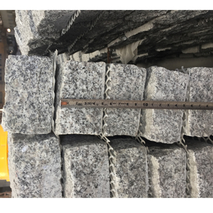 Pierre de pavage naturelle en granit gris <span class=keywords><strong>moins</strong></span> <span class=keywords><strong>cher</strong></span> G603 sur maille - Product Image 4