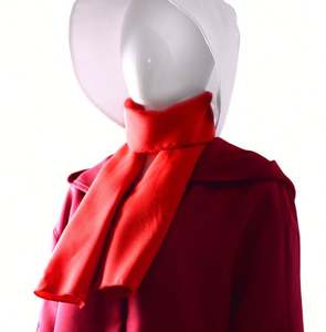 Ecowalson Handmaid's Tale Cosplay Costume pour enfants Alfred Halloween Costume avec Cape Robe Écharpe Chapeau Offred Rouge pour Noël - Product Image 3