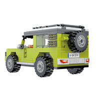COGO 286 pièces de blocs de construction en plastique pour enfants, modèle de voiture de course, jouets, jeux de construction pour enfants