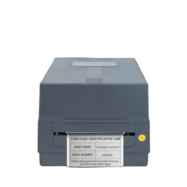 Newly Designed Desktop Thermal Transfer Label Printer 110mm Thermal Barcode Printer USB Clothing Hangtags 300dpi Serial Stock