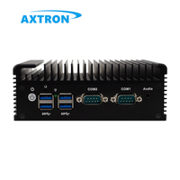 Nuevo Mini PC Industrial N97 de 12 Núcleos, 2 LAN, 6 USB, 2 COM, DDR4, con Ranura para Tarjeta SIM, Sin Ventilador, 4G, Linux/Windows, SSD/HDD