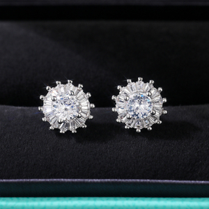 Caoshi Hình Dạng Khác Nhau Thiết Kế Đảng Quà Tặng Zircon Bling Bling <span class=keywords><strong>Stud</strong></span> Bông Tai Cho Phụ Nữ Đẹp Sáng Bóng Đồ Trang Sức Bông Tai - Product Image 5