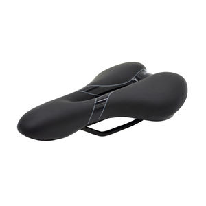 Asiento de cuero para <span class=keywords><strong>bicicleta</strong></span> para hombre y <span class=keywords><strong>mujer</strong></span>, cojín suave, acolchado, hueco, de cuero PU - Product Image 6