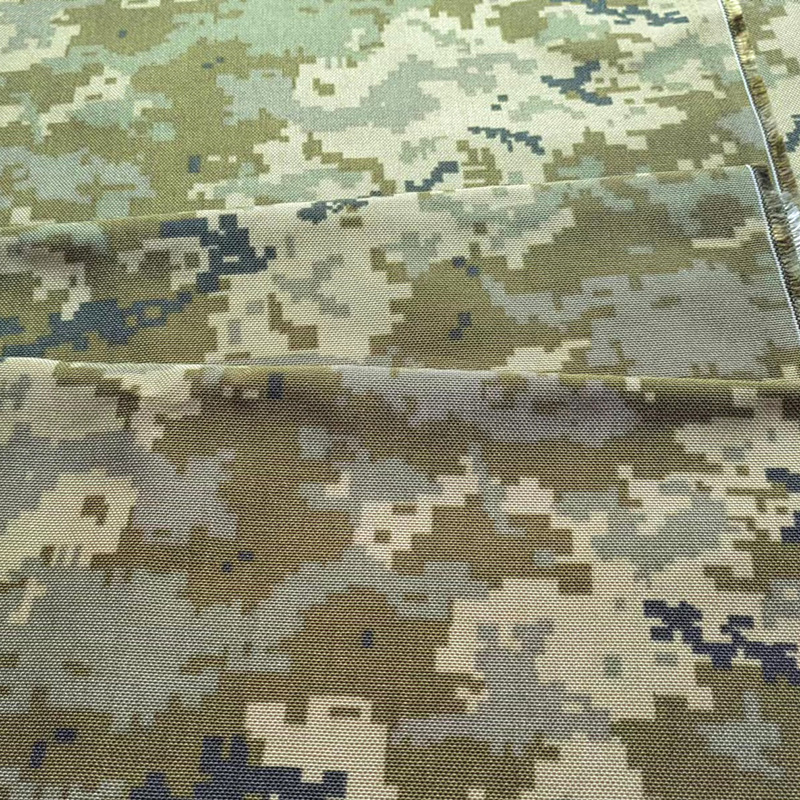 Водонепроницаемая Пиксельная камуфляжная ткань с полиуретановым покрытием 100% нейлон Cordura 1000D