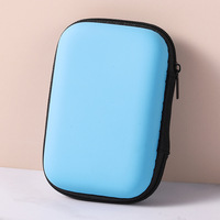 Boîte de rangement de voyage en EVA pour accessoires, organiseur de câbles de voyage, étui de chargement pour écouteurs, sac à fermeture éclair pour câbles de données