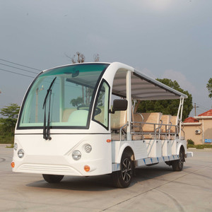 Bus touristique à 4 roues, 8, 11, 14, 17 places, entièrement fermé, véhicule de patrouille à essence - Product Image 1