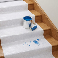 Feutre adhésif blanc de qualité professionnelle 1x50m, tapis de protection antidérapant pour sols