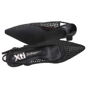 Xti Donna Slingback <b>Pump</b> <b>Black</b> 6 Cm Heel Size 38 - Product Image 6