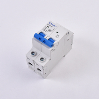 Disjoncteur 16A MCB DZ47-63 C16 Type C 6kA 1P-4P 250V 50/60Hz Rail DIN Prise domestique Éclairage CE IEC60898-1 IP20/IP40