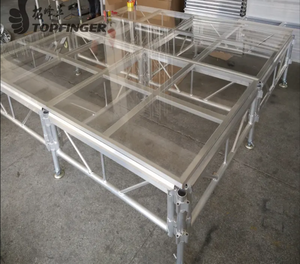 TFR Aluminum 8x4 4x4 Portable <b>Stage</b> Performance <b>Stage</b> <b>Platform</b> for Event - Product Image 1