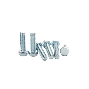 High Strength Full Thread Hex Head Bolt Machine Screws for Making Machine