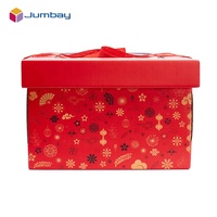 Emballage cadeau imprimé avec logo personnalisé, emballage alimentaire vide pour fruits secs, boîte en papier pour cadeaux de fruits secs