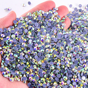 Bobohoo Tốt Nhất Bán Sáng Bóng Vòng Pha Lê <span class=keywords><strong>AB</strong></span> SS3-SS50 Mạnh Mẽ Sửa Chữa Nóng Rhinestone Thủy Tinh Thạch Cho Ăn Mặc Phụ Kiện - Product Image 3