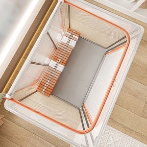 Rõ Ràng Ngoài Trời Cắm Trại Container Hộp Có Thể Gập Lại Xe Đóng Mở Trong Suốt Đa Chức Năng Gấp Quần Áo PVC Lưu Trữ Hộp Bin - Product Image 6