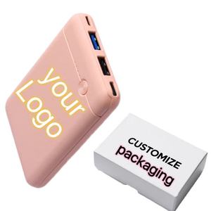 Sạc dự phòng mini siêu mỏng 5000mAh, in logo tùy chỉnh, hỗ trợ nhiều màu sắc - Product Image 5
