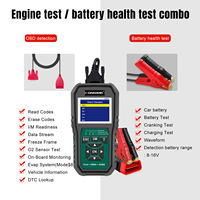Herramienta de Diagnóstico Automotriz KW470 3 en 1, Escáner OBD2 para Autos, Probador de Batería, con Funciones ABS, SRS, Aceite/SAS, para Ford