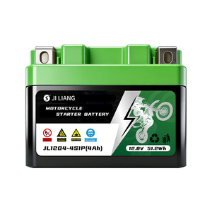 แบตเตอรี่ลิเธียมไอรอนฟอสเฟต 4AH Lifepo4 12V 4Ah ชุดแบตเตอรี่สำรองพลังงานสำหรับรถจักรยานยนต์ - Product Image 1
