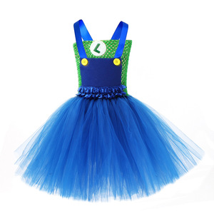 Halloween Cosplay Anime Costume Jeu de rôle Robe <span class=keywords><strong>Mario</strong></span> Pompen pour enfants Super Mary - Product Image 4