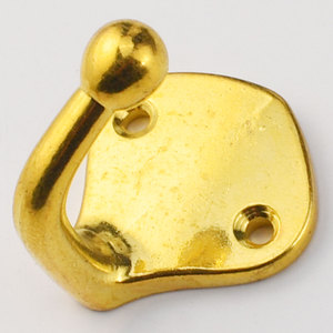 Ganchos de pared individuales de hierro fundido en bronce antiguo, plata y oro para colgar abrigos y gorras detrás de puertas o en paredes. - Product Image 4