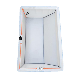 Moule à Bordure en Béton Réutilisable en Plastique Écologique Durable pour Hôtels Modernes - Product Image 2