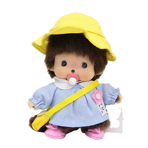 Bán buôn New 15cm munchki Khỉ đồ chơi sang trọng mẫu giáo monmonichi búp bê với Claw máy hình đồ chơi - Product Image 1