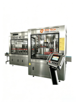 Máquina Llenadora, Envasadora y Tapadora 3 en 1 Totalmente Automática CSD40-40-12 para Bebidas Carbonatadas, Refrescos y Agua con Gas