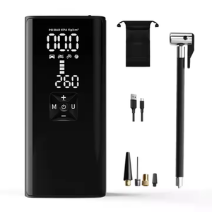 2025 última bomba de aire de coche inteligente inalámbrica herramienta de emergencia SOS luces azules rojas se pueden utilizar <span class=keywords><strong>bancos</strong></span> de energía para <span class=keywords><strong>coches</strong></span> motocicletas bicicletas - Product Image 6