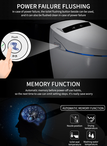 110/220V Nhà Máy Giá Rẻ Giá Chất Lượng Tốt Sàn Gắn Thông Minh Thiết Bị Vệ Sinh Tự Động Ghế Thông Minh Nhà Vệ Sinh Cho Phòng Tắm - Product Image 3