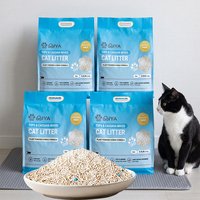 Litière pour chat en tofu et manioc, procédé d'extrusion bimatière à basse température, anti-craquellement, anti-poudrage, sable végétal pour chat