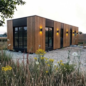 <span class=keywords><strong>Service</strong></span> à guichet unique Nature Camping Conception en bois Villa préfabriquée personnalisée Pack plat Maison conteneur pour la vie de loisirs - Product Image 1