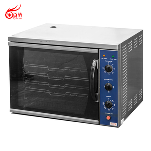 4 kệ thép không gỉ điện thương mại Lò nướng đối lưu với chức năng giữ - Product Image 2