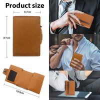 Dompet Kartu Pria Premium 2026 Anti-RFID - Desain Hibrida + Kompartemen Ritsleting Aman (Tersedia Sekarang/Pesanan Grosir Diterima)