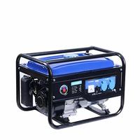 Générateur à essence HDH3800 3000W AVR avec double prise AC, disjoncteur, moteur OHV, cadre ouvert portable 220V