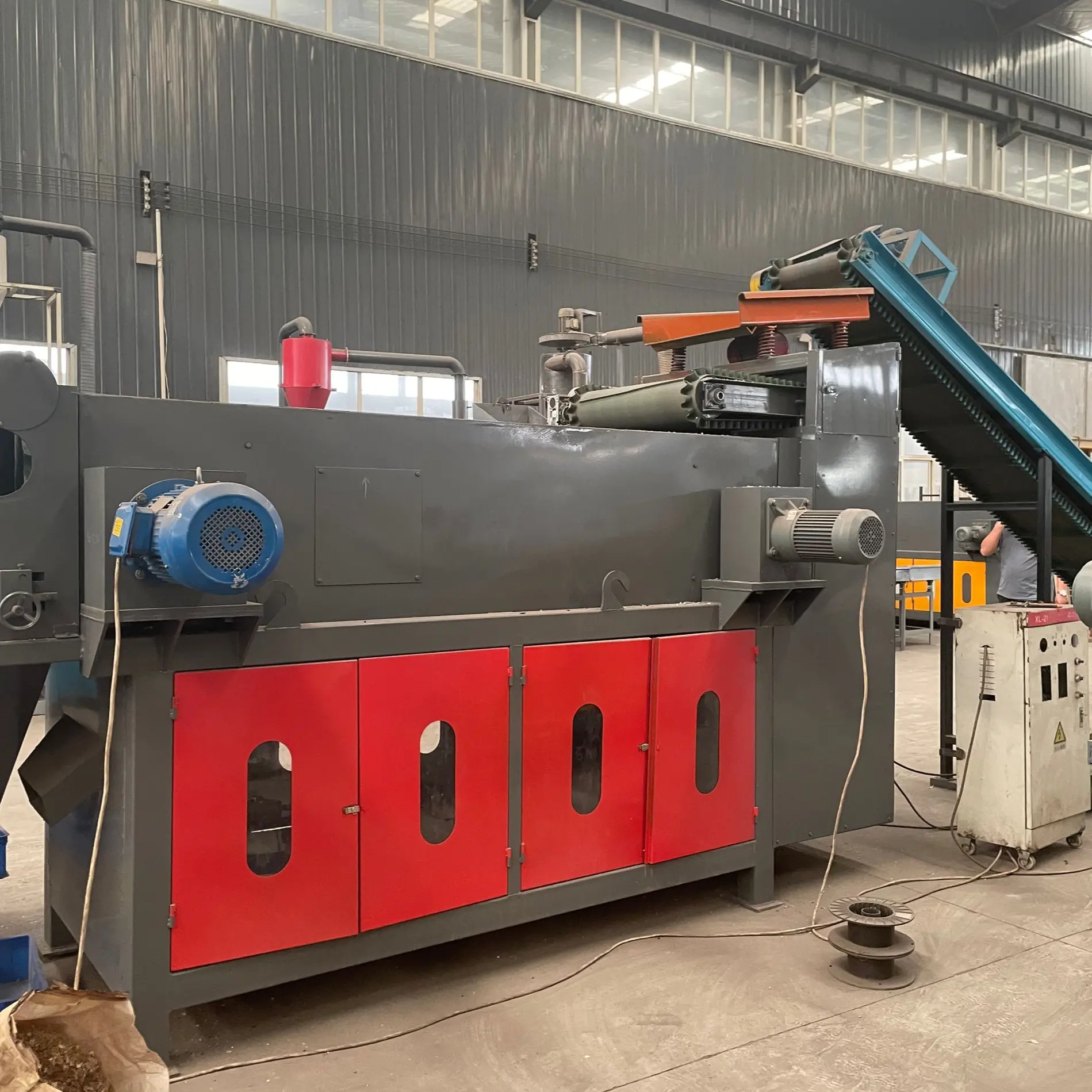 Vanest Hete Verkoop Afval Glas Recycling Machine Beste Wervelstroom Separator Voor Aluminium Scheiding