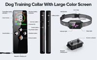 2-Wege-Hundetrainingshalsband 2000FT Stabile Verbindung, Dual True-Color Display, Einstellbarer Ton/Vibration/Stimulation, Lange Akkulaufzeit OEM/ODM