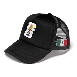 Casquette de baseball légère et respirante en maille avec drapeau du Mexique pour la Coupe du Monde 2026 – Idéale pour les fans de football - Product Image 5