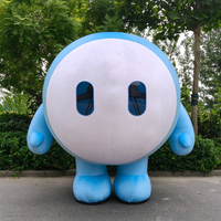 Costume de mascotte gonflable personnalisé en tissu Oxford pour adulte, personnage de dessin animé pour événements, défilés et fêtes