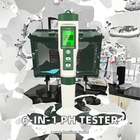Vente chaude 6-en-1 Analyseur de qualité de l'eau numérique intelligent Stylo testeur de PH Personnalisable PH-mètres OEM pour boire et utiliser en aquarium