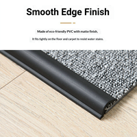 Bande de finition souple en vinyle plastique pour tapis, accessoires de revêtement de sol en PVC, bande de bordure de sol en plastique