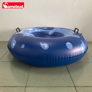 Tube à neige gonflable Samebust 157x157cm, design vague bleue, pour le ski en plein air en hiver, usage adulte - Product Image 1