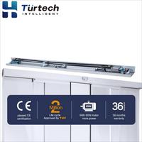 Turtech HH115 150kg Pintu Geser Otomatis untuk Pusat Perbelanjaan - Sistem Pembuka Pintu Kaca Tanpa Bingkai Komersial dengan Sensor