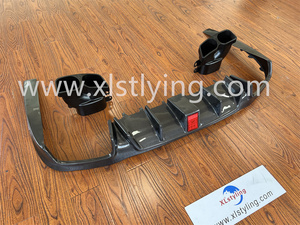 Diffusore posteriore a labbro anteriore in fibra di carbonio con punte di scarico per Mercedes-Benz classe E <span class=keywords><strong>2016</strong></span> + <span class=keywords><strong>W213</strong></span> E63 Aero kit - Product Image 4
