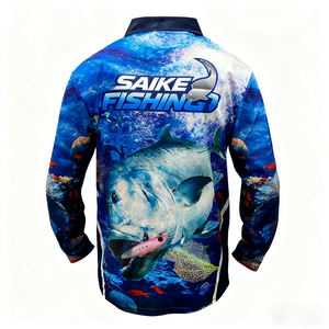 เสื้อโปโลใส่ได้ทั้งชายและหญิงเสื้อ100% โพลีเอสเตอร์กันรังสียูวี UPF 50แห้งเร็วระบายอากาศได้ดี - Product Image 2