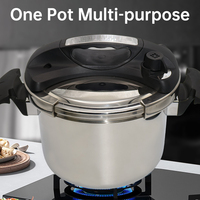 Cuisinière à pression en acier inoxydable Cuisinière à pression commerciale en acier inoxydable Cuisinière à pression pour cuisinière à induction