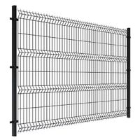 Panneau de clôture Panneau de clôture extérieur 3d Grille métallique soudée Panneau de clôture soudé 3d Bordure Cloture Clôture Clôture en treillis métallique courbe 3d