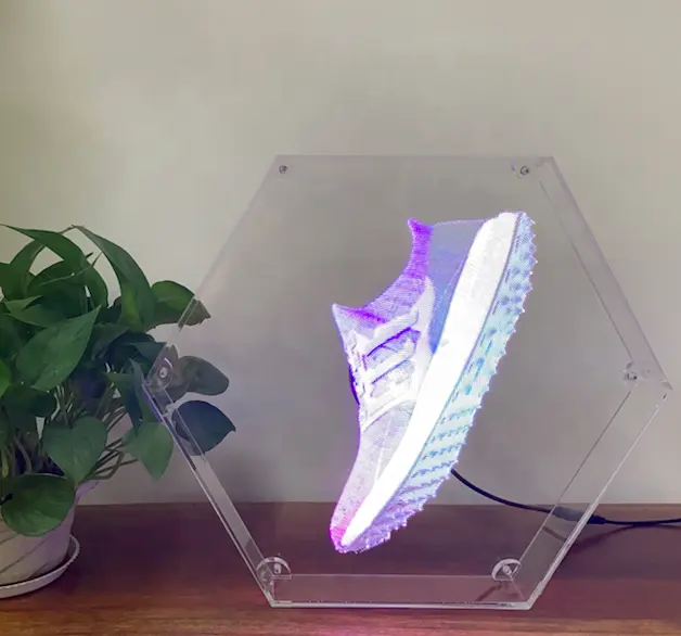 Custom 3D Holografische Tv Enscenering Spinning Led Hologram Fan Fabrieken In China