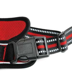 Tali kekang anjing lapisan ganda, dengan desain anti-tarik-reflektif, gesper kerah dapat disesuaikan, Set tali anjing untuk hewan peliharaan - Product Image 4